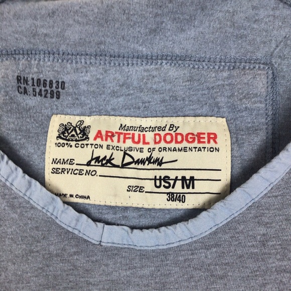 Artful Dodger hooded s/s top back graphic in Med - Picture 14 of 14